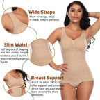s-Woman wearing seamless white slimming body shaper tank top on the beach, showcasing tummy control shapewear with smooth fit and sculpting design